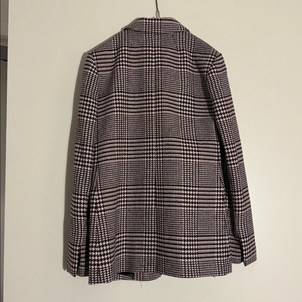 NWT J.Crew Boyfriend Blazer in houndstooth Italian wool‎ blend
